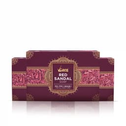 Red Sandal Soap -| Pack Of 3