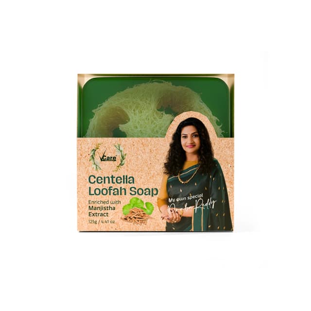 Centella Loofah Soap - 125G
