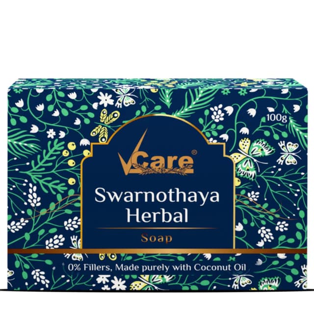 Swarnothaya Herbal Soap for Natural Glow – 100gm