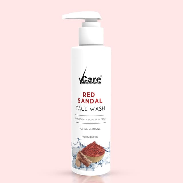 Red Sandal Facewash for Skin Whitening - 100ml | Pack of 1